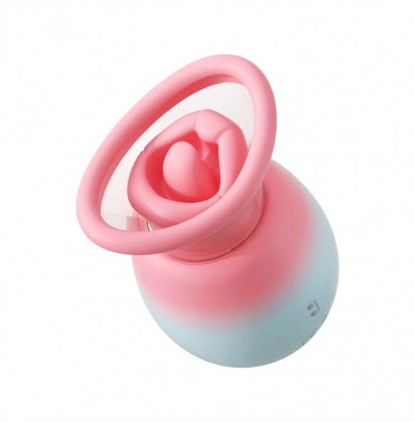 Ankni - Cherry Lips Realistic Oral Suction Vibrator (Chargeable - Pink)